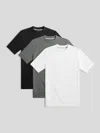 Fioboc Modal Blend Short Sleeve Multicolor Tee 3-pack