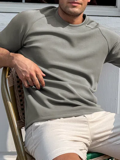 Fioboc Modal Blend Short Sleeve Raglan Tee In Black