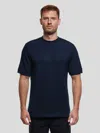 Fioboc Modal Blend Short Sleeve Tee: Classic Fit In Blue