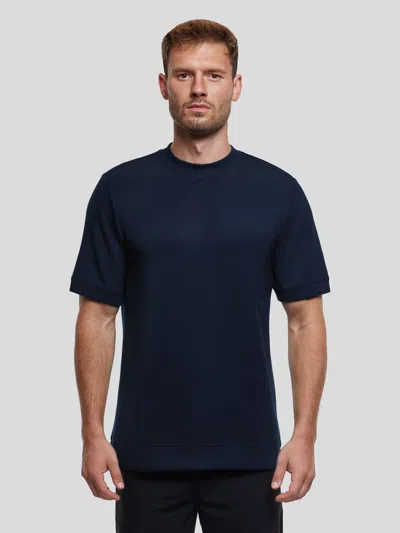 Fioboc Modal Blend Short Sleeve Tee: Classic Fit In Blue