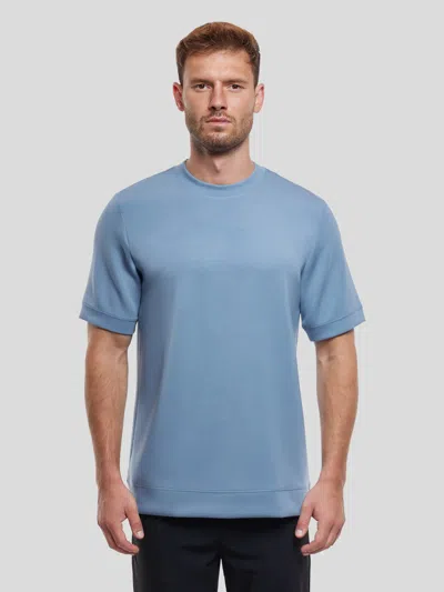 Fioboc Modal Blend Short Sleeve Tee: Classic Fit In Blue