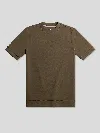 Fioboc Modal Blend Short Sleeve Tee: Classic Fit In Brown