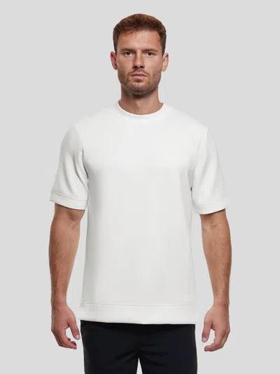 Fioboc Modal Blend Short Sleeve Tee: Classic Fit In White
