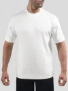 Fioboc Modal Blend Short Sleeve Tee:slim Fit In White