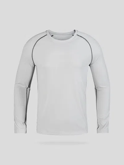Fioboc Performancepro Active Crew Neck Long Sleeve Tee In Gray