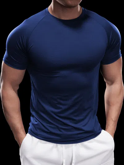 Fioboc Performancepro Active Crew Neck Tee In Blue