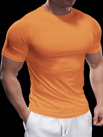 Fioboc Performancepro Active Crew Neck Tee In Orange