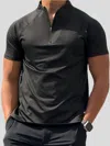 Fioboc Performancepro Half Zip Raglan Tee In Black