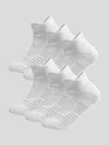 Fioboc Solid Color Cotton Low Socks 6-pack In White