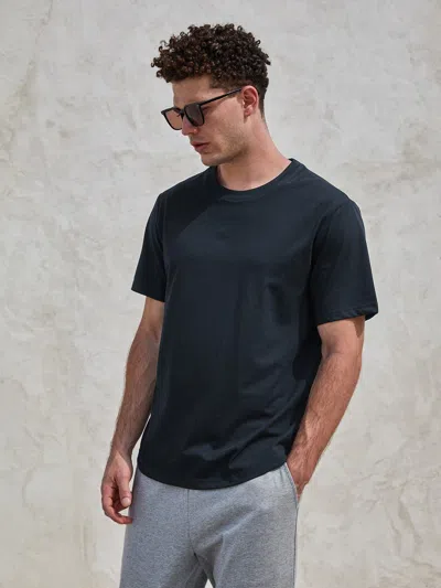 Fioboc Staycool 2.0 Classic Fit Curve-hem Tee In Blue