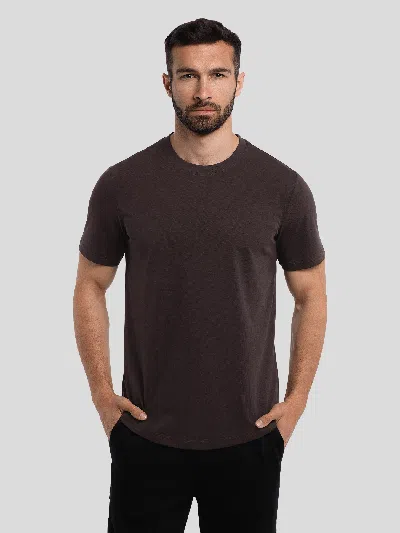 Fioboc Staycool 2.0 Classic Fit Curve-hem Tee In Red