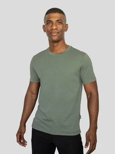 Fioboc Staycool 2.0 Slim Fit Split-hem Tee In Gray