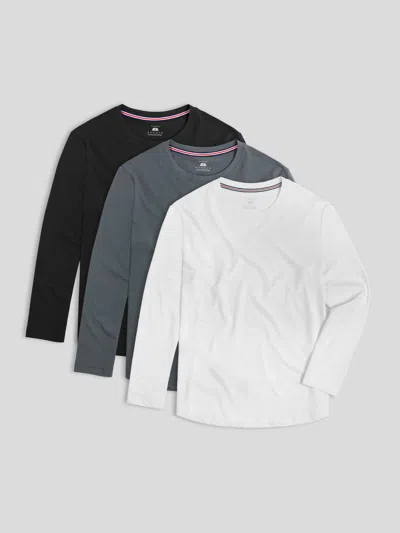 Fioboc Staysmooth Long Sleeve Tee Multicolor 3-pack: Classic Fit