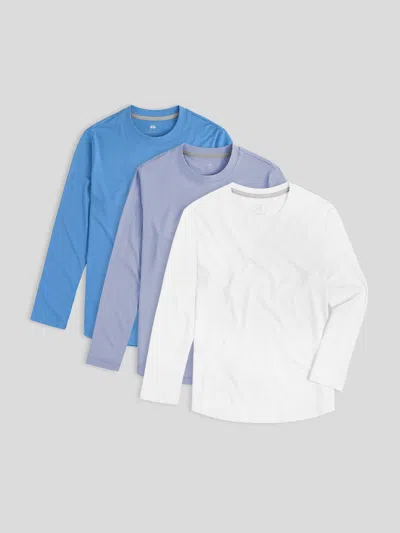 Fioboc Staysmooth Long Sleeve Tee New Multicolor 3-pack: Slim Fit