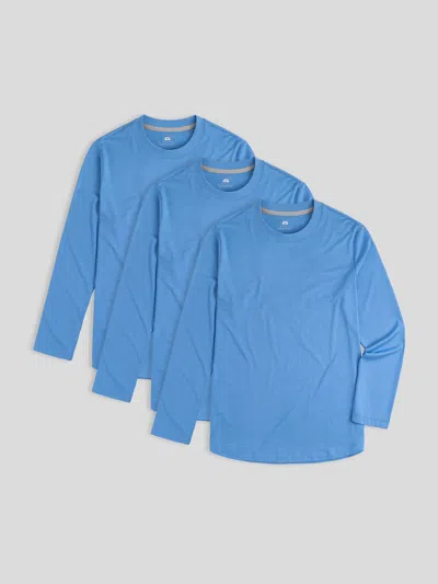 Fioboc Staysmooth Slim Fit Long Sleeve Tee 3-pack: New Colors In Blue