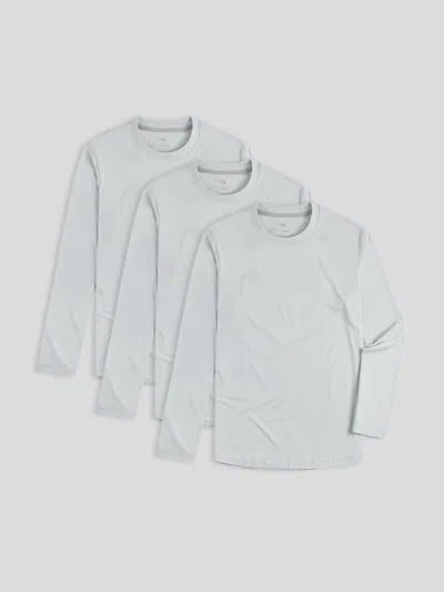 Fioboc Staysmooth Slim Fit Long Sleeve Tee 3-pack: New Colors In Gray