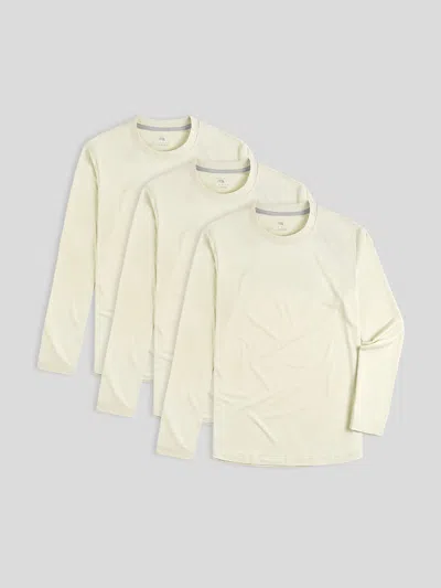 Fioboc Staysmooth Slim Fit Long Sleeve Tee 3-pack: New Colors In White