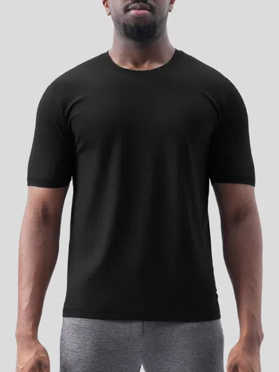 Fioboc Velou Crew Neck Tee In Black