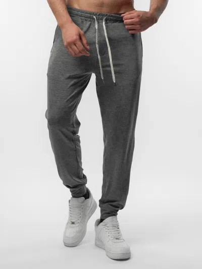 Fioboc Velou Zipper Pocket Jogger In Gray