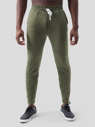 Fioboc Velou Zipper Pocket Jogger In Green