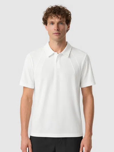 Fioboc Weekend Performance Essential Polo Tee In White