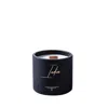 Fiolas Black India Woodwick Candle In Black