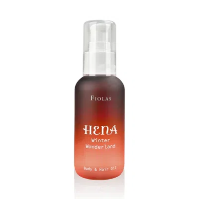 Fiolas Red Hena Winter Wonderland Body And Hair Oil