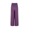 Fiolas Women's Pink / Purple Iris Purple Trousers In Pink/purple