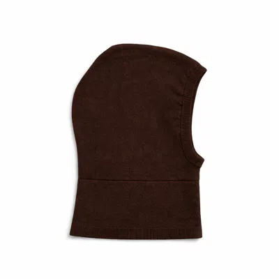Fiora Muse Women's Cashmere Balaclava Hood - Brown