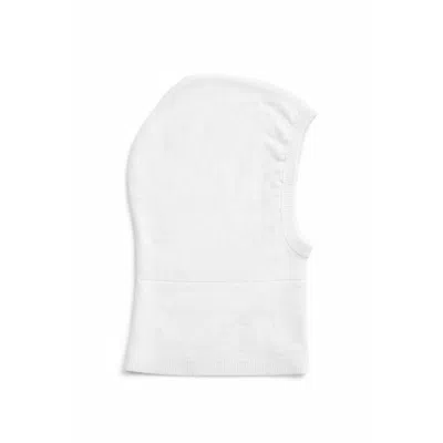 Fiora Muse Women's Cashmere Balaclava Hood - White