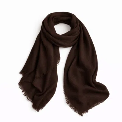 Fiora Muse Women's Ultralight Cashmere Shawl - Brown