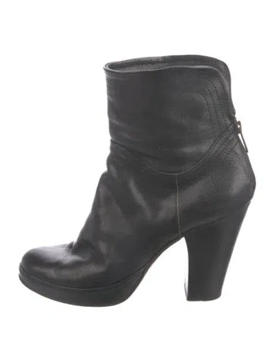 Pre-owned Fiorentini + Baker Leather Boots In Black