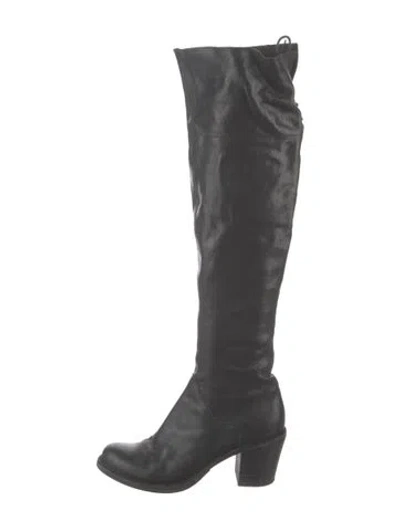 Pre-owned Fiorentini + Baker Leather Boots In Black