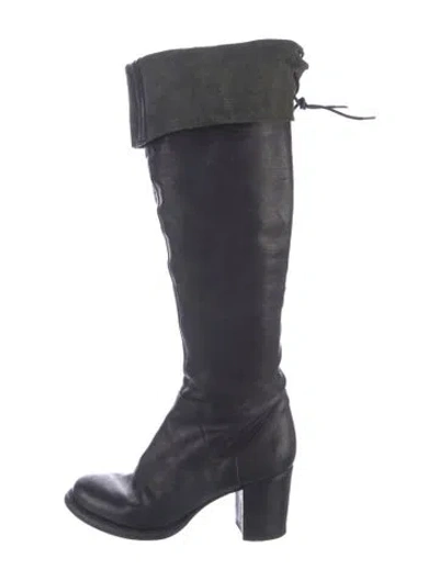 Pre-owned Fiorentini + Baker Leather Boots In Blue