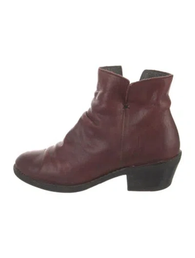 Pre-owned Fiorentini + Baker Leather Boots In Burgundy