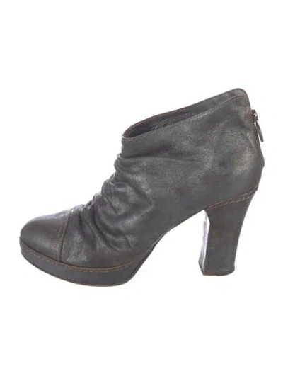 Pre-owned Fiorentini + Baker Leather Boots In Grey