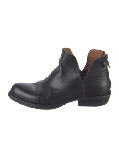 Pre-owned Fiorentini + Baker Leather Chelsea Boots In Black