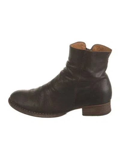 Pre-owned Fiorentini + Baker Leather Combat Boots In Brown