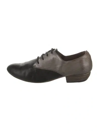 Pre-owned Fiorentini + Baker Leather Oxfords In Gray