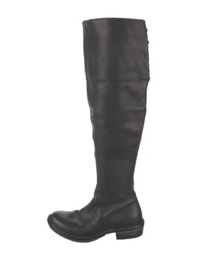 Pre-owned Fiorentini + Baker Leather Riding Boots In Black