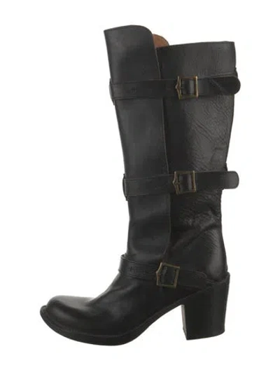 Pre-owned Fiorentini + Baker Leather Riding Boots In Black