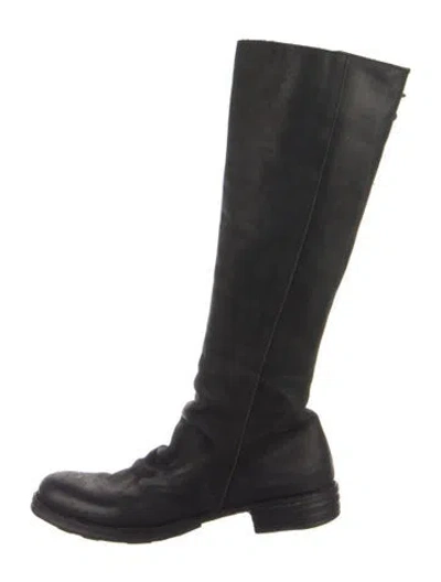 Pre-owned Fiorentini + Baker Leather Riding Boots In Black