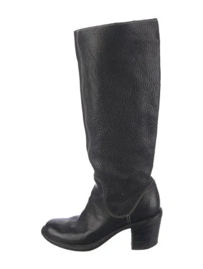 Pre-owned Fiorentini + Baker Leather Riding Boots In Black