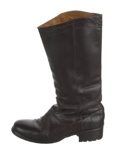 Pre-owned Fiorentini + Baker Leather Riding Boots In Brown