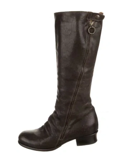 Pre-owned Fiorentini + Baker Leather Riding Boots In Brown