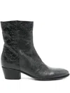 Fiorentini + Baker Matt Zip-up Boots In Black