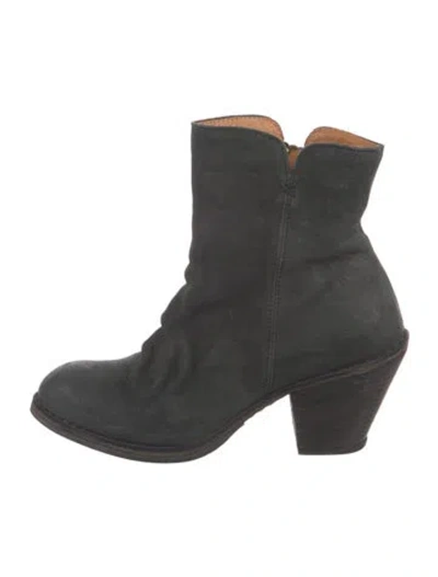 Pre-owned Fiorentini + Baker Suede Boots In Black