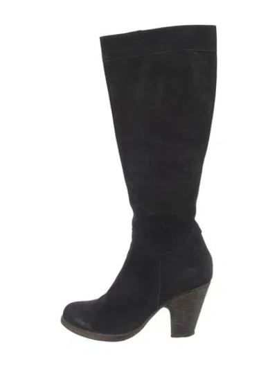 Pre-owned Fiorentini + Baker Suede Boots In Black