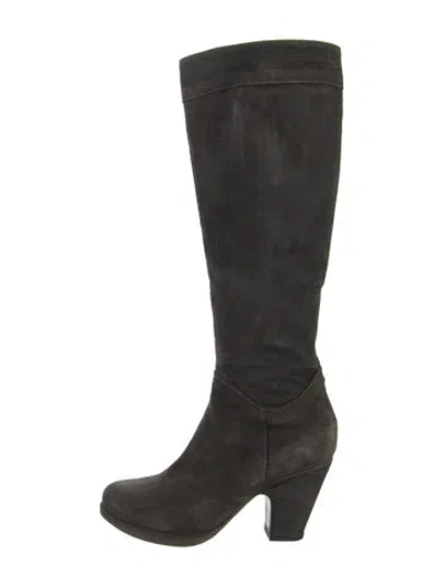 Pre-owned Fiorentini + Baker Suede Boots In Black