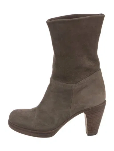 Pre-owned Fiorentini + Baker Suede Boots In Brown
